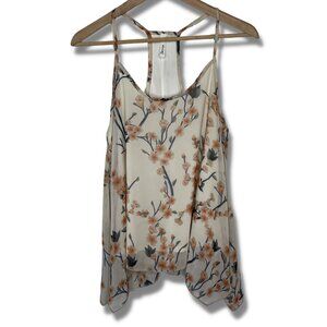 MINIMI | Womens Lightweight Floral Racerback Tank Top | Size M/L